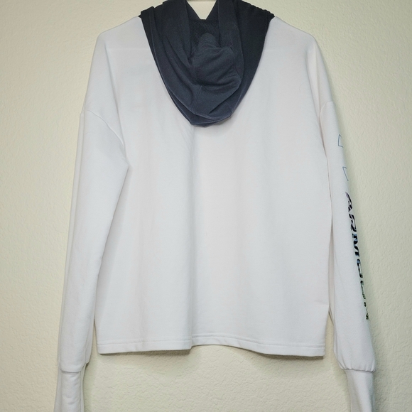 Under Armour Women's White Rival Terry Hoodie Size M - Picture 4 of 9